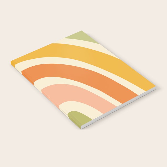 Retro Rainbow Notebook Gallery Image 1
