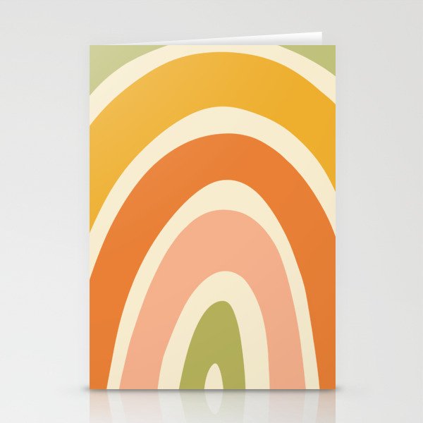 Retro Rainbow Stationery Card Gallery Image 2