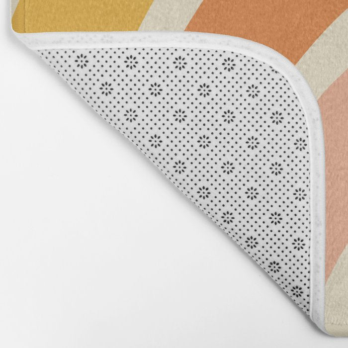 Retro Rainbow Bath Mat Gallery Image 2
