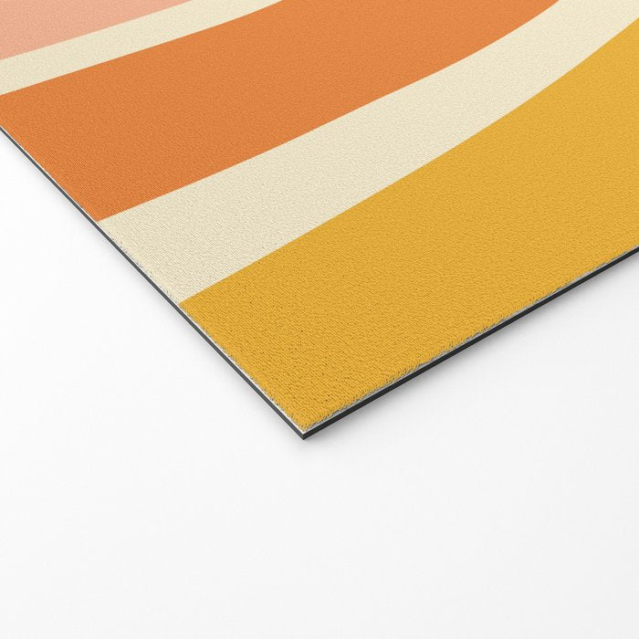 Retro Rainbow Welcome Mat Gallery Image 2