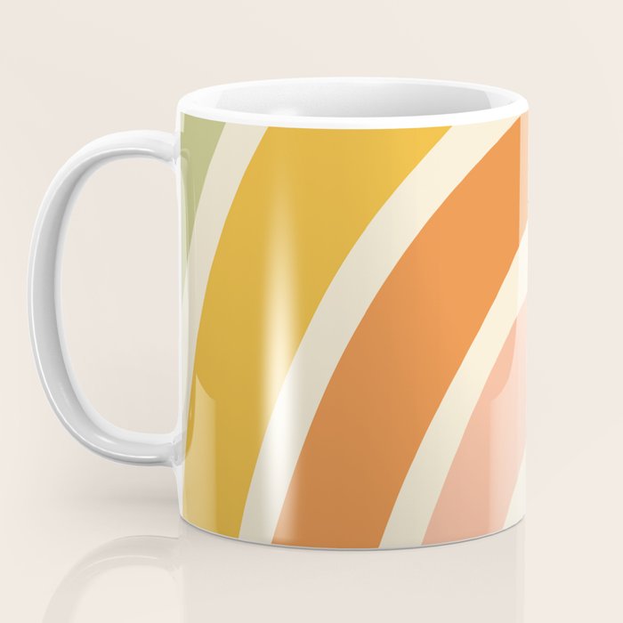 Retro Rainbow Coffee Mug Gallery Image 3