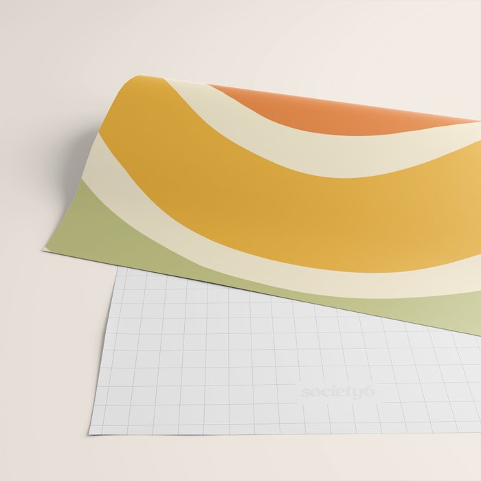 Retro Rainbow Wrapping Paper Gallery Image 2