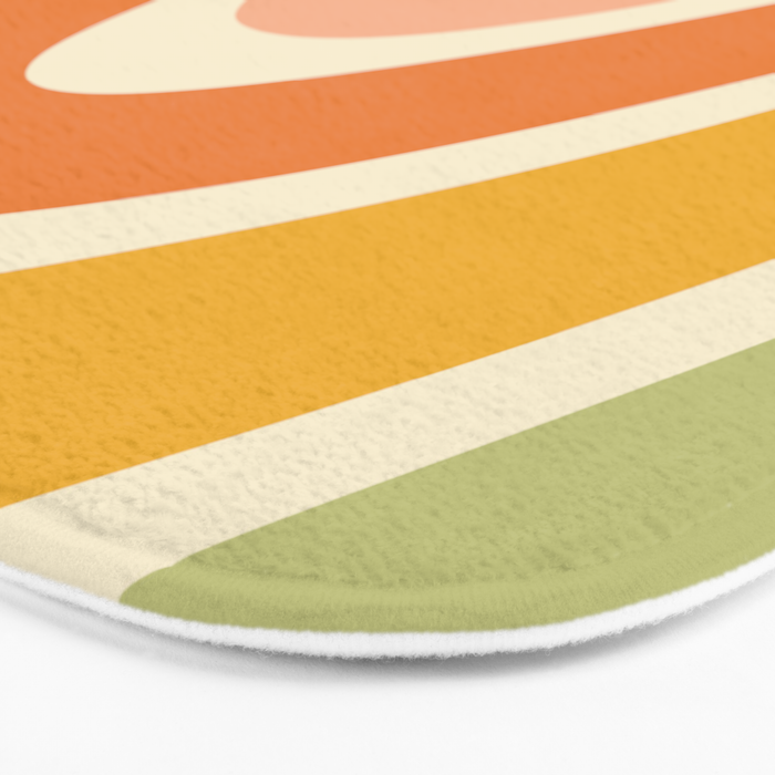 Retro Rainbow Bath Mat Gallery Image 3