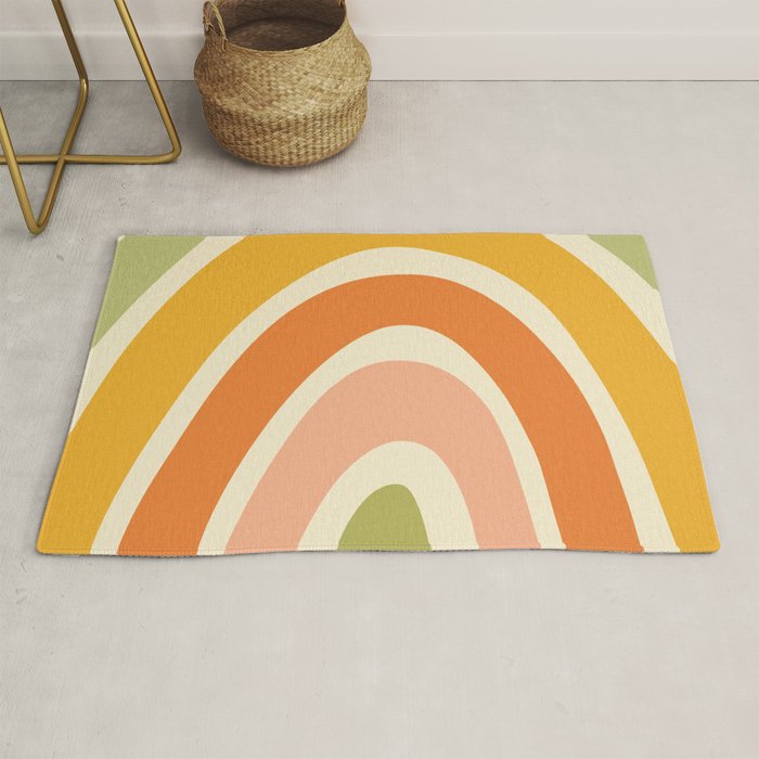Retro Rainbow Rug Gallery Image 1