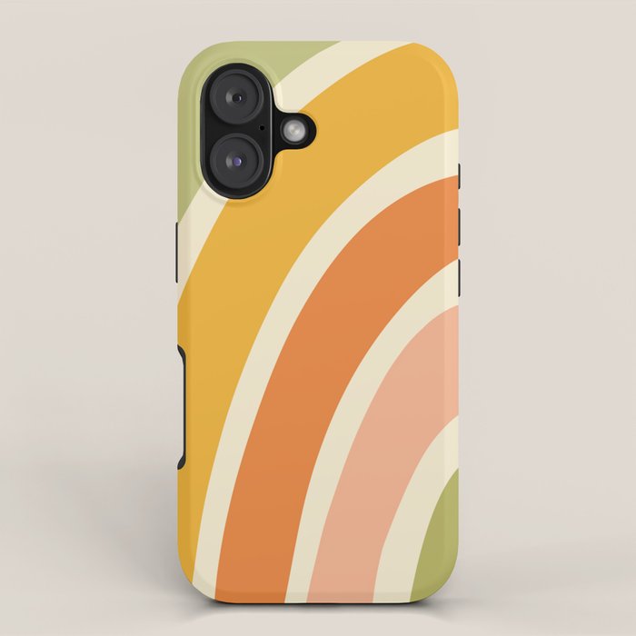 Retro Rainbow iPhone Case Gallery Image 1