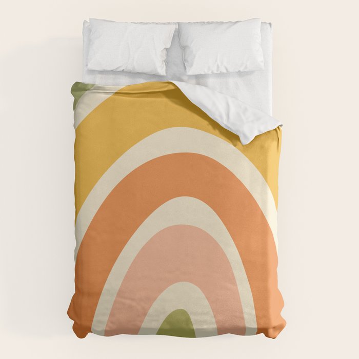 Retro Rainbow Duvet Cover Gallery Image 1