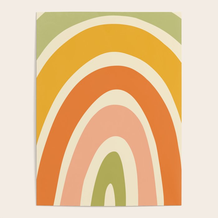 Retro Rainbow Poster Gallery Image 1