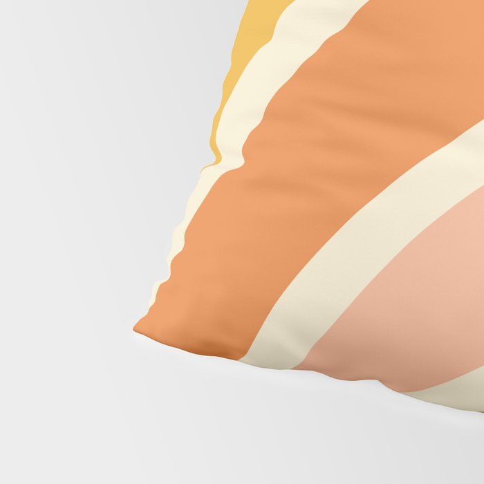 Retro Rainbow Pillow Sham Gallery Image 4