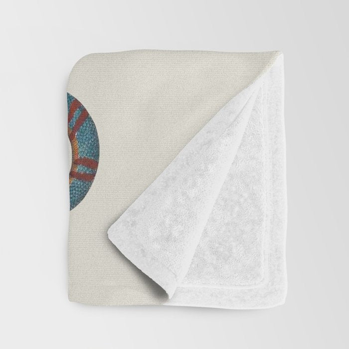 Albertus SEBA four snake scales  Throw Blanket Gallery Image 3
