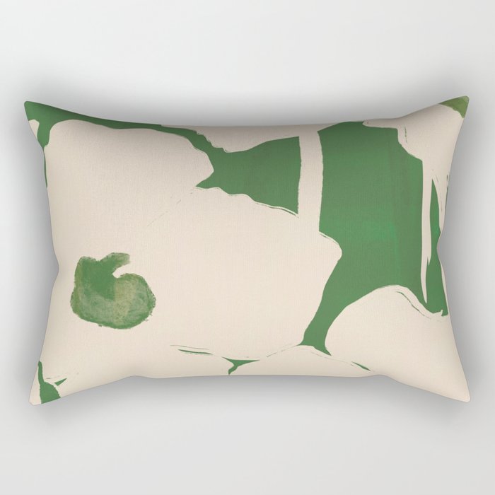 Abstract Flowers 5 Rectangular Pillow Gallery Image 1