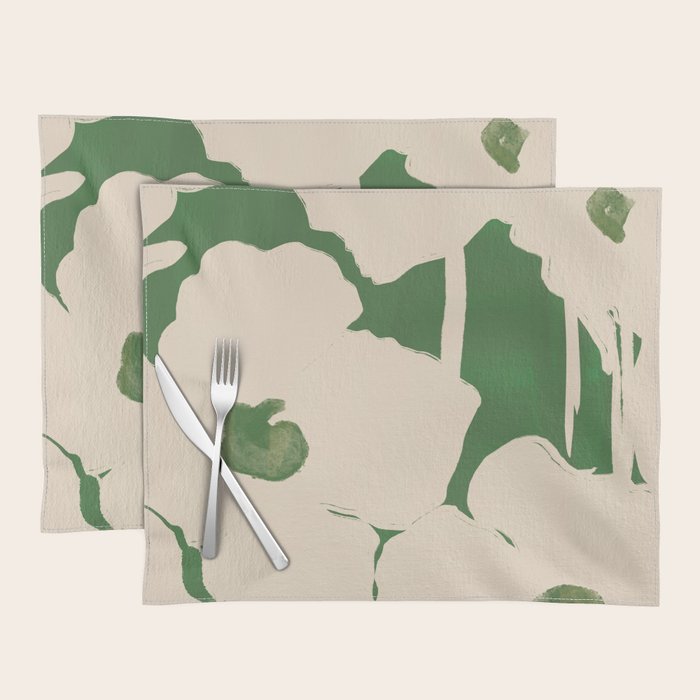 Abstract Flowers 5 Placemat Gallery Image 1