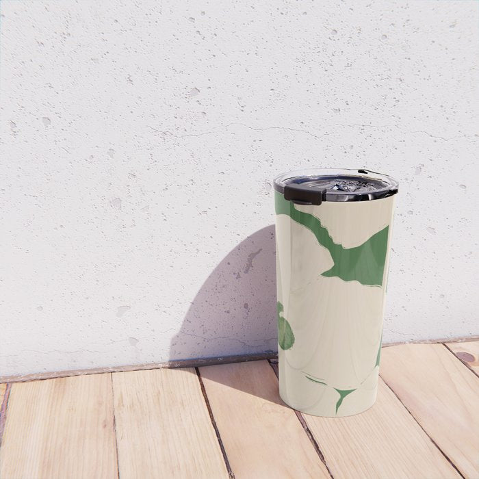 Abstract Flowers 5 Travel Mug Gallery Image 4