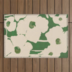 Abstract Flowers 5 Outdoor Rug Gallery Image 1