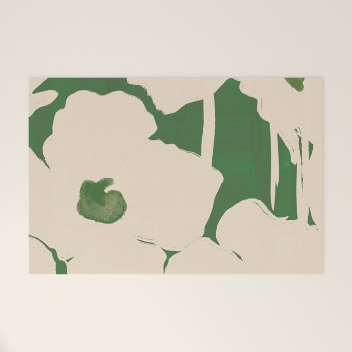 Abstract Flowers 5 Welcome Mat Gallery Image 1