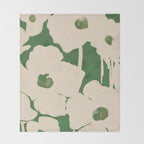 Abstract Flowers 5 Throw Blanket Gallery Image 2
