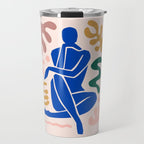 Henri Matisse Art Print 'Blue Nude' - Abstract Female Figure Cut Outs Artwork Travel Mug Gallery Image 1