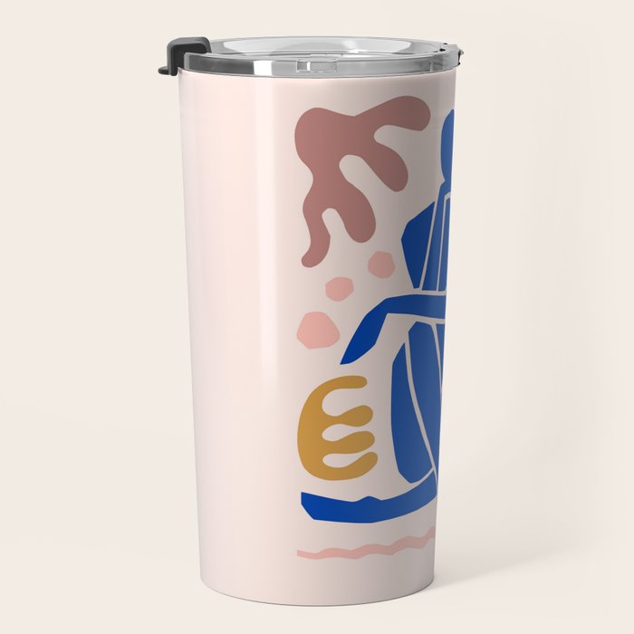 Henri Matisse Art Print 'Blue Nude' - Abstract Female Figure Cut Outs Artwork Travel Mug Gallery Image 3