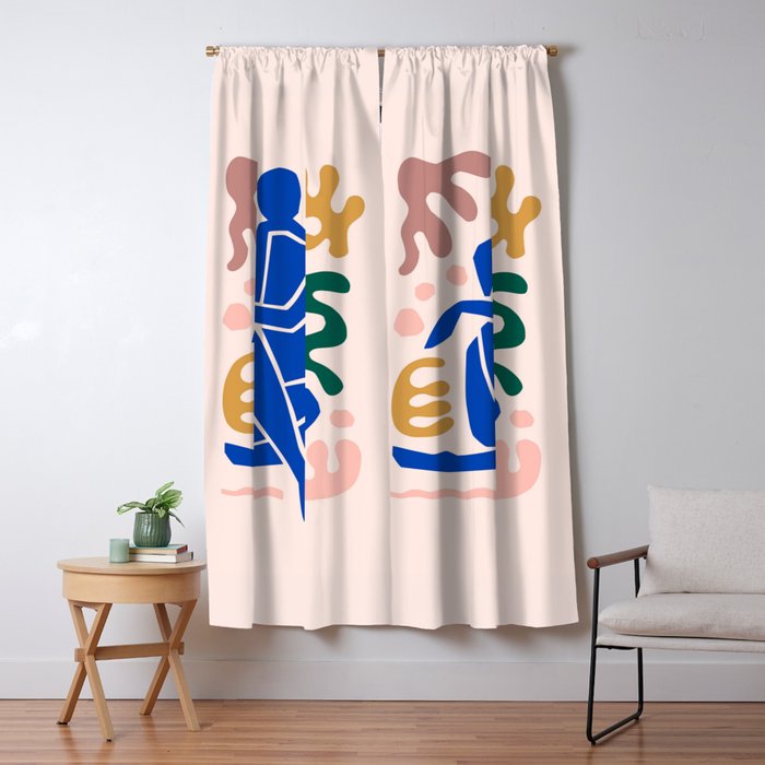 Henri Matisse Art Print 'Blue Nude' - Abstract Female Figure Cut Outs Artwork Window Curtain Gallery Image 5