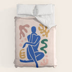 Henri Matisse Art Print 'Blue Nude' - Abstract Female Figure Cut Outs Artwork Duvet Cover Gallery Image 6