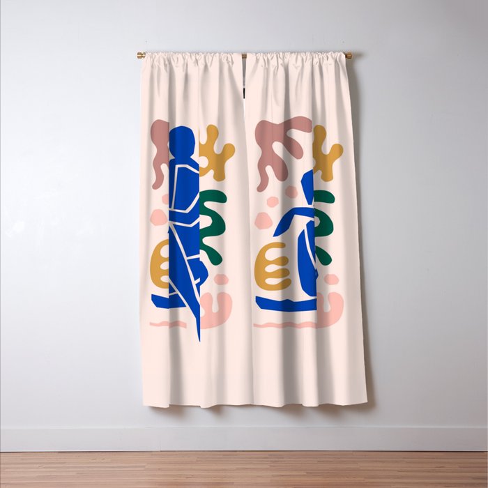 Henri Matisse Art Print 'Blue Nude' - Abstract Female Figure Cut Outs Artwork Window Curtain Gallery Image 3