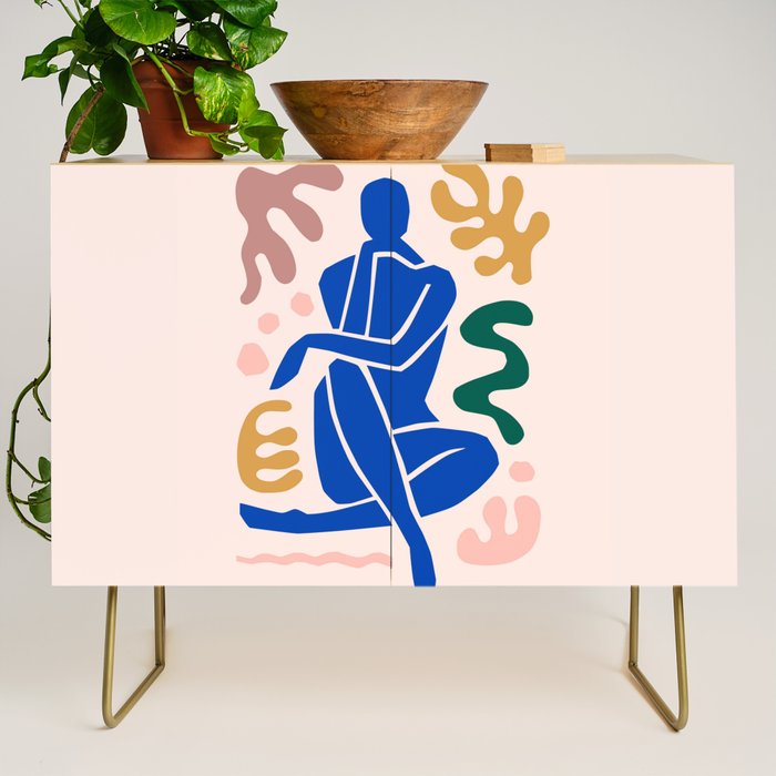 Henri Matisse Art Print 'Blue Nude' - Abstract Female Figure Cut Outs Artwork Credenza Gallery Image 1
