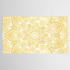 Mandala, Floral, Sun, Wall Art Boho Tablecloth Gallery Image 2