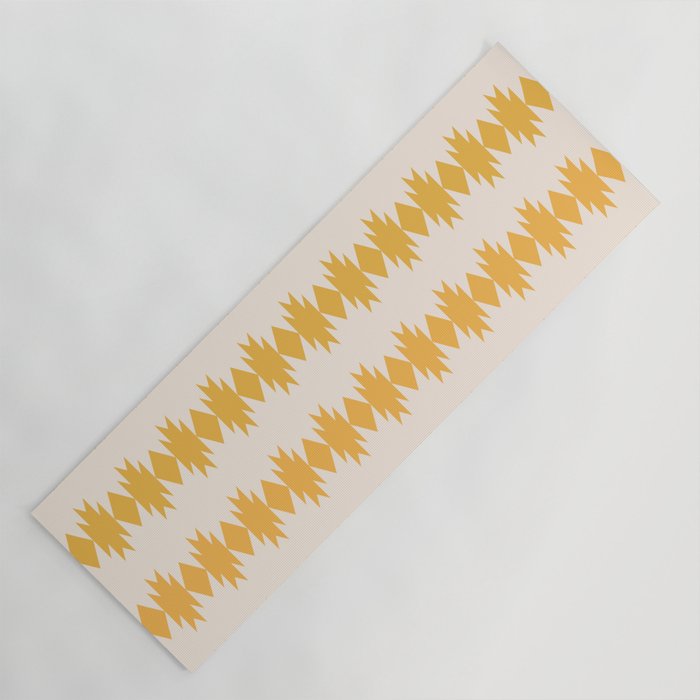 Geometric Southwestern Pattern XXXVI Yoga Mat Gallery Image 1