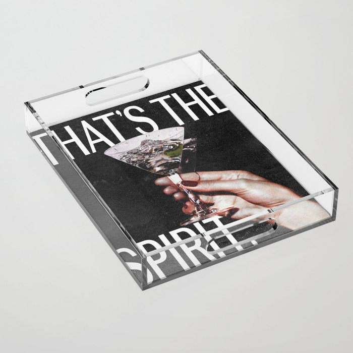 That's the Spirit - Martini Acrylic Tray Gallery Image 1
