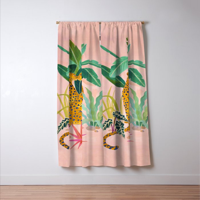 Cheetah Crush Window Curtain Gallery Image 3