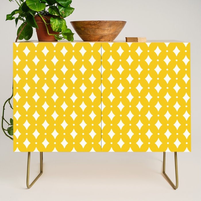 Vintage Stars XVII Bright Yellow Credenza Gallery Image 1