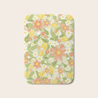 Christina Light Flower Pattern Bath Mat Gallery Image 1