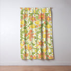 Christina Light Flower Pattern Window Curtain Gallery Image 3