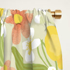 Christina Light Flower Pattern Window Curtain Gallery Image 2