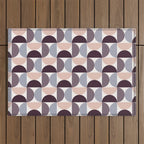 Bauhaus Mid Century Modern Geometric Pattern XIV Outdoor Rug Gallery Image 1