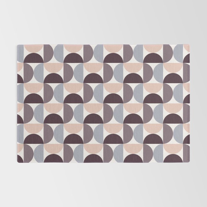 Bauhaus Mid Century Modern Geometric Pattern XIV Rug Gallery Image 2