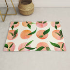Abstract Watercolor Fruit Shapes Rug Gallery Image 1