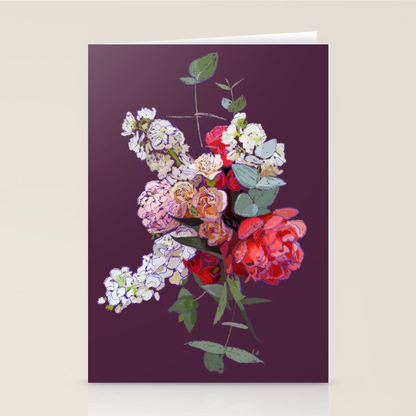 Petals - 2.6  Stationery Card