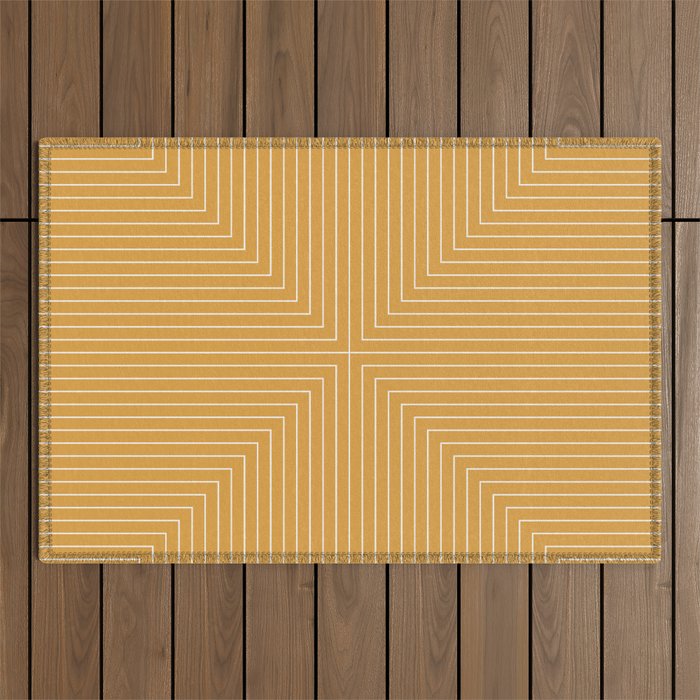 Angular Lines IV Outdoor Rug Gallery Image 1