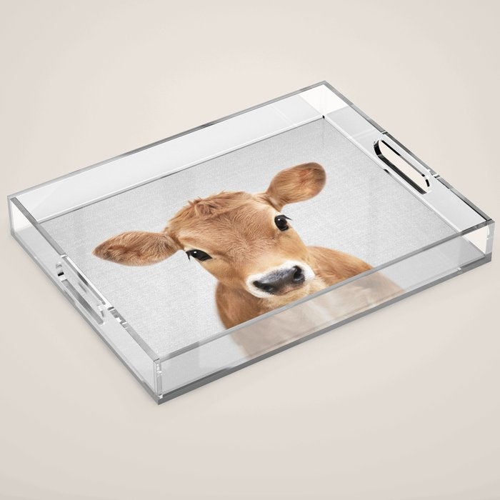 Calf - Colorful Acrylic Tray Gallery Image 1