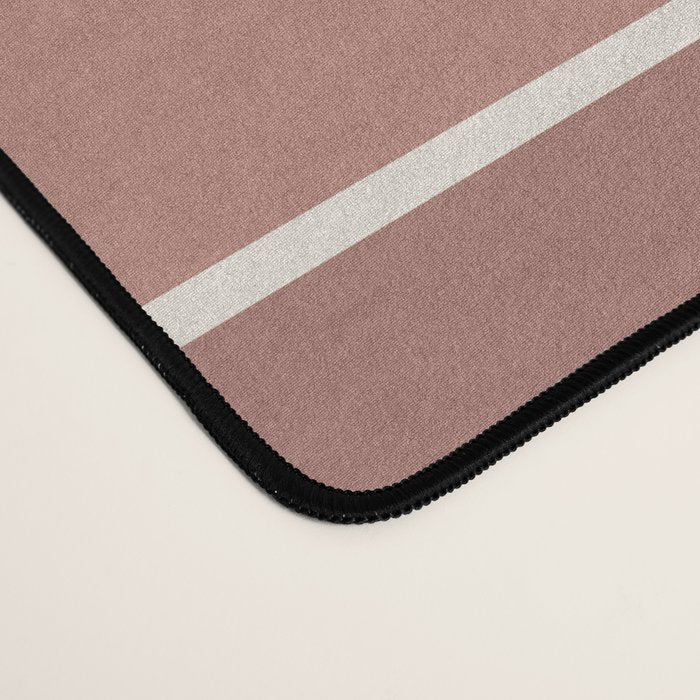 Gradient Arch VII Earthy Pastel Mid Century Modern Rainbow Desk Mat Gallery Image 4