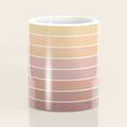 Gradient Arch VII Earthy Pastel Mid Century Modern Rainbow Coffee Mug Gallery Image 4