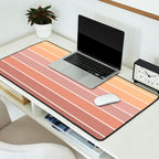 Gradient Arch VII Earthy Pastel Mid Century Modern Rainbow Desk Mat Gallery Image 2