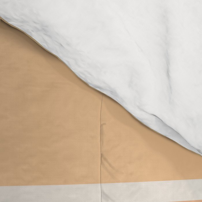 Gradient Arch VII Earthy Pastel Mid Century Modern Rainbow Comforter Gallery Image 4