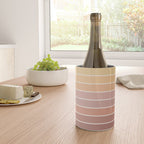 Gradient Arch VII Earthy Pastel Mid Century Modern Rainbow Wine Chiller Gallery Image 4