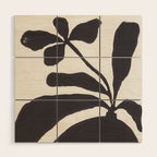 Linocut Silhouette #3 Wood Wall Art Gallery Image 1