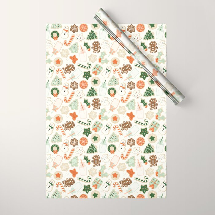 Christmas Cookies Wrapping Paper Gallery Image 1