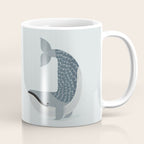 Whimsical Blue Whale Coffee Mug Gallery Image 1