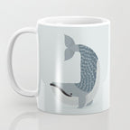 Whimsical Blue Whale Coffee Mug Gallery Image 3