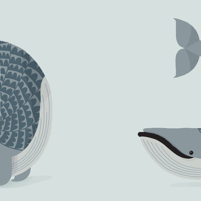 Whimsical Blue Whale Coffee Mug Gallery Image 2