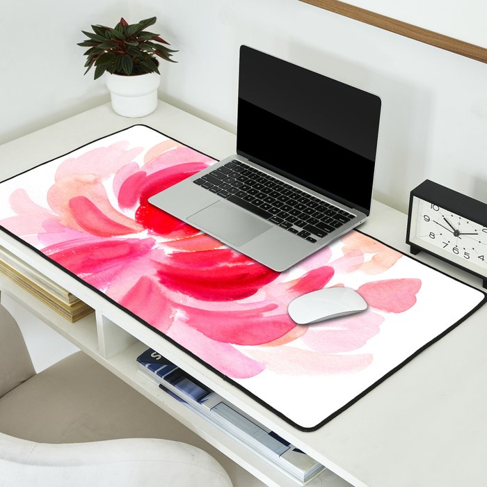 huge peony N.o 2 Desk Mat Gallery Image 2